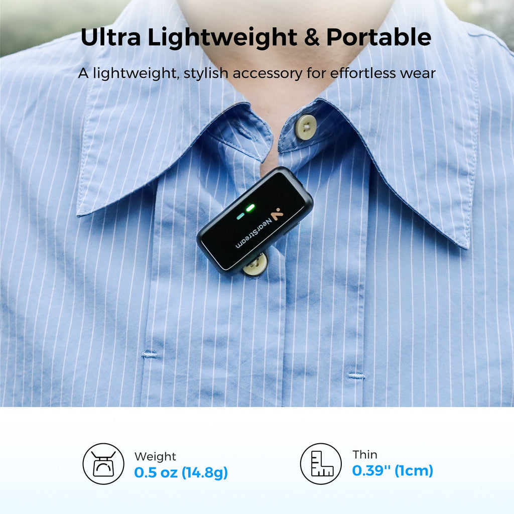 Premium Multi-Purpose Wireless Microphone for iPhone, Android, PC/Mac and DSLR Camera